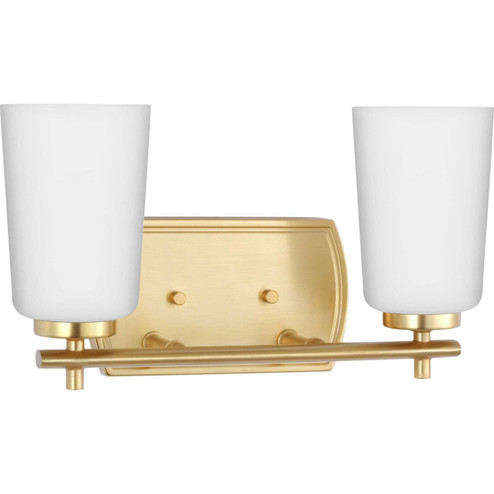 Adley Two Light Bath in Satin Brass (54|P300466012)