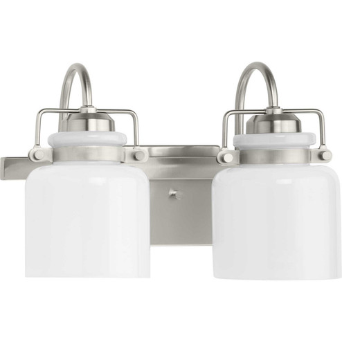 Fessler Two Light Bath in Brushed Nickel (54|P300439009)