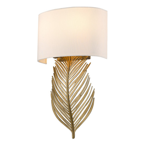 Cay Two Light Wall Sconce in Vintage Fired Gold (62|6930WSCVFGIL)