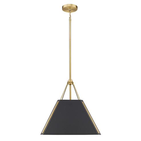 Ranik One Light Pendant in Brushed Champagne Brass (62|3879MBCBNB)
