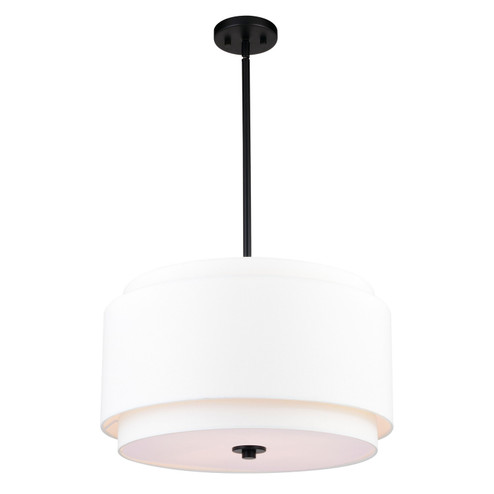 Burnaby Four Light Pendant in Black (63|P0392)