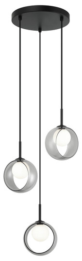 Delcia LED Pendant in Black (423|C60603BKSM)