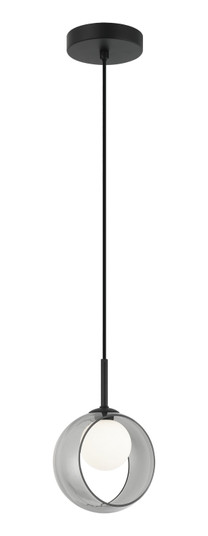 Delcia LED Pendant in Black (423|C60601BKSM)