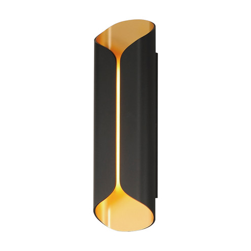 Folio LED Outdoor Wall Lamp in Black / Gold (86|E30156BKGLD)
