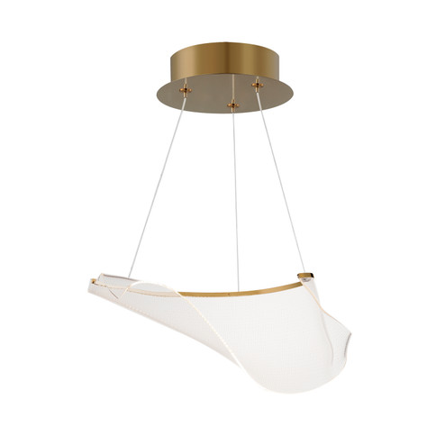 Rinkle LED Pendant in French Gold (86|E24881133FG)