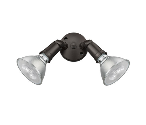 Two Light Security Flood Light in Powder Coated Bronze (59|16002PBZ)