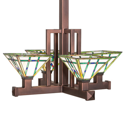 Prairie Wheat Four Light Pendant in Cinnamon Coffee Metallic (57|264986)
