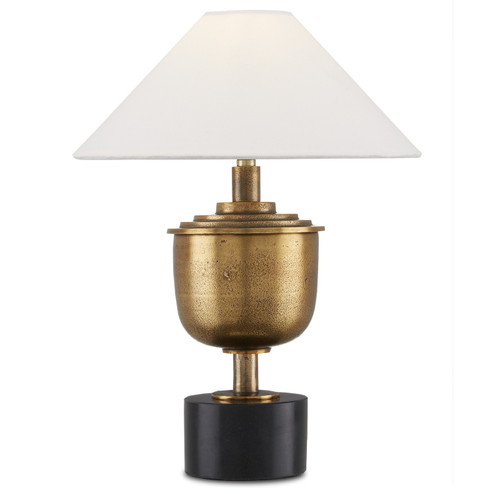 Bective One Light Table Lamp in Antique Brass/Black (142|60000877)