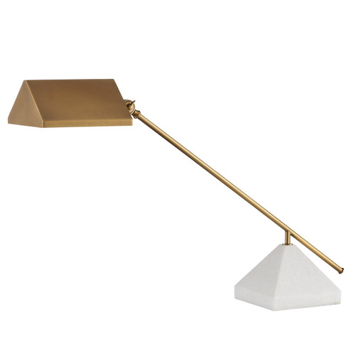 Repertoire One Light Table Lamp in Antique Brass/White (142|60000875)