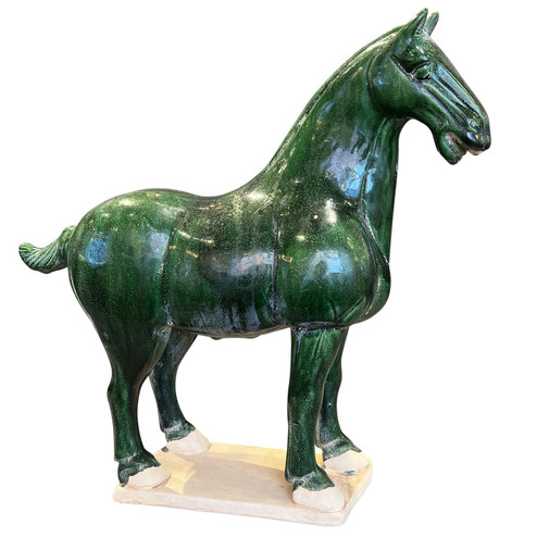 Tang Dynasty Sculpture in Green (142|12000784)