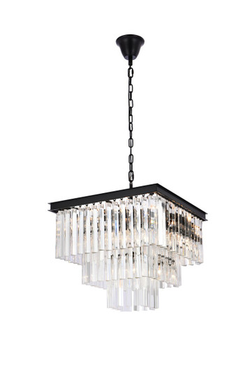 Sydney 13 Light Chandelier in Matte black (173|1201S22MBRC)