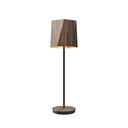 Facet One Light Table Lamp in American Walnut (486|708418)