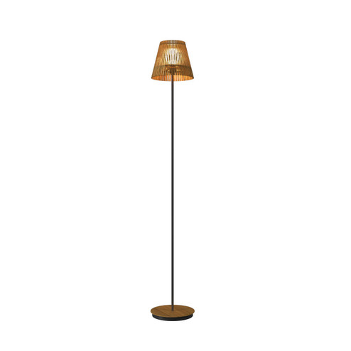 Living Hinges One Light Floor Lamp in Louro Freijo (486|305809)