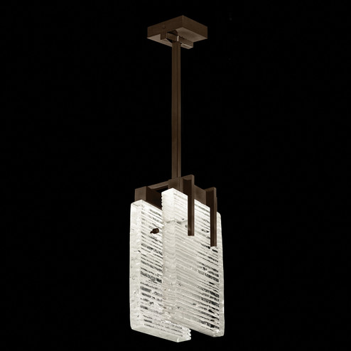 Terra LED Pendant in Bronze/Rake Clear (48|93054045ST)