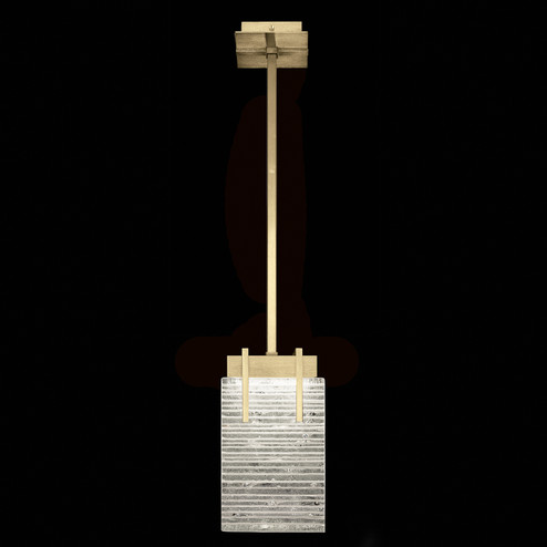 Terra LED Pendant in Gold/Rake Clear (48|93024035ST)