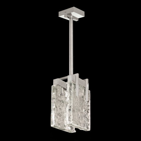 Terra LED Pendant in Silver/Clear Glass (48|93024021ST)