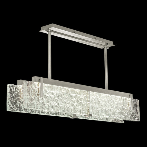Terra LED Pendant in Silver/Clear Glass (48|92804021ST)