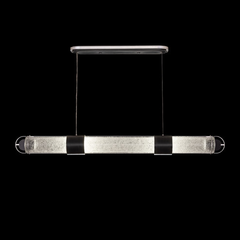 Bond LED Pendant in Black & Silver/Diamond Blanket (48|92604011ST)