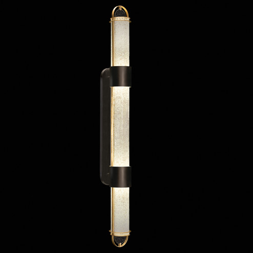Bond LED Wall Sconce in Black & Gold/Bahama Sand (48|92585022ST)