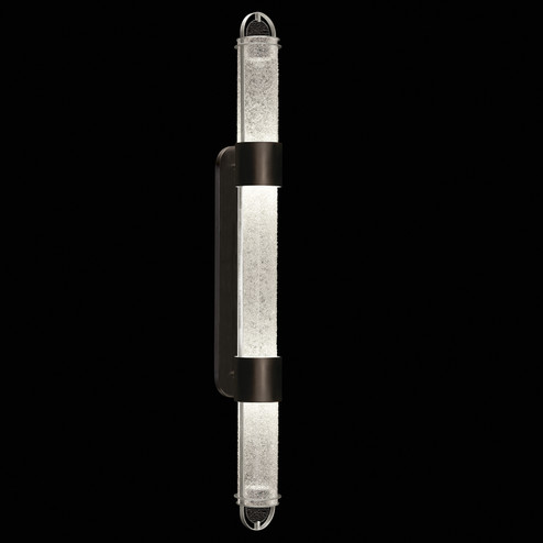 Bond LED Wall Sconce in Black & Silver/Diamond Blanket (48|92585011ST)
