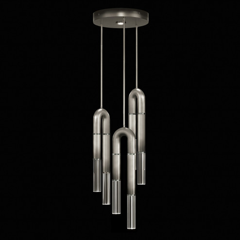 Antonia LED Pendant in Ombre Silver/Nickel/No Parchment (48|923840720ST)