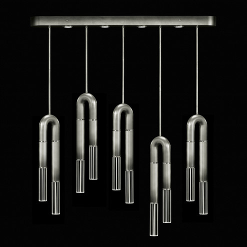Antonia LED Linear Pendant in Ombre Silver/Nickel/No Parchment (48|923140720ST)