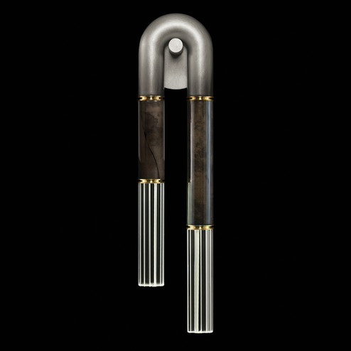 Antonia LED Wall Sconce in Ombre Silver/Brass/Charcoal (48|922750711ST)