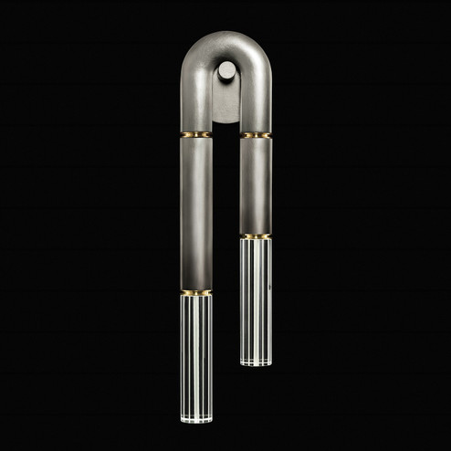 Antonia LED Wall Sconce in Ombre Silver/Brass/No Parchment (48|922550710ST)