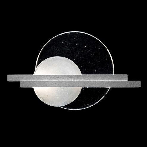 Selene LED Wall Sconce in Silver/Clear & White Glass (48|9224504ST)