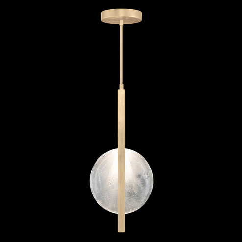 Selene LED Pendant in Soft Gold/White Glass (48|9221405ST)