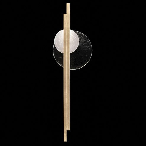 Selene LED Wall Sconce in Soft Gold/Clear & White Glass (48|9217505ST)