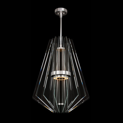 Newton LED Pendant in Silver/Down Glass (48|9170401ST)