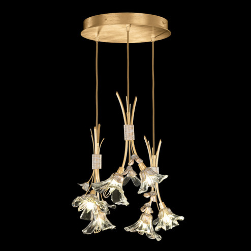 Azu LED Pendant in Gold Leaf (48|9165402ST)