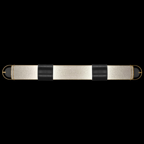 Bond LED Bath Bar in Black & Gold/Diamond Blanket (48|91595021ST)