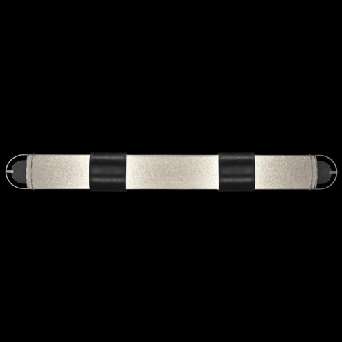 Bond LED Bath Bar in Black & Silver/Diamond Blanket (48|91595011ST)
