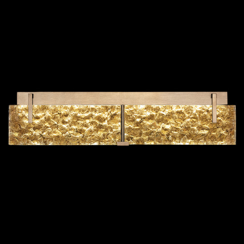Terra LED Bath Bar in Gold/Gold Leaf Glass (48|91345032ST)