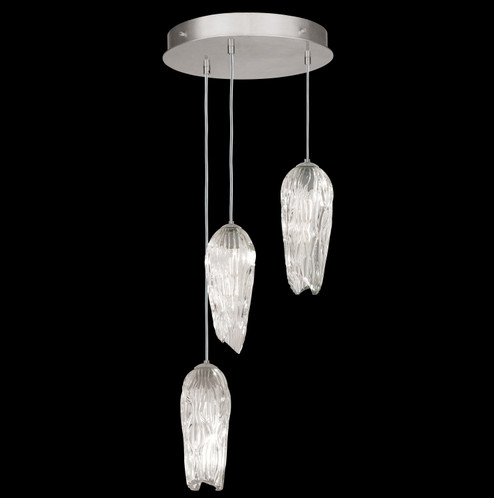 Las Olas Three Light Pendant in Silver (48|9118401ST)