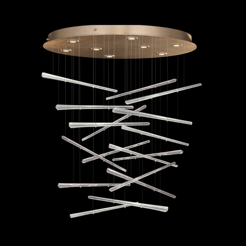 Elevate LED Pendant in Gold/Crystal Stardust Spires (48|895840232ST)