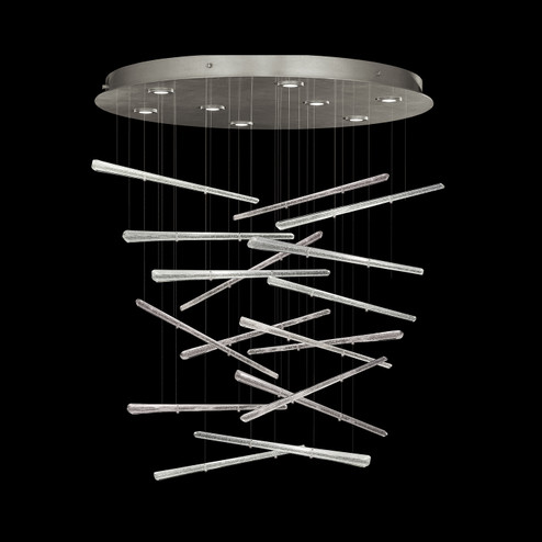 Elevate LED Pendant in Silver/Crystal Stardust Spires (48|895840132ST)
