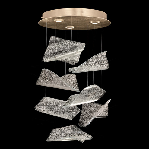 Elevate LED Pendant in Gold/Frozen Pages (48|895640261ST)