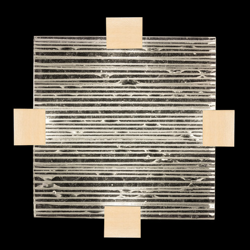 Terra LED Flush Mount in Gold/Rake Clear (48|89544035ST)