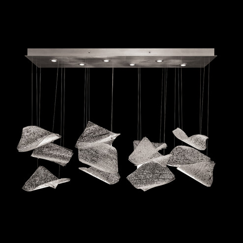 Elevate LED Pendant in Silver/Frozen Pages (48|895140161ST)