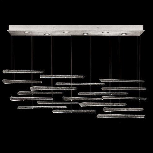 Elevate LED Pendant in Silver/Ebony Stardust Spires (48|895140141ST)