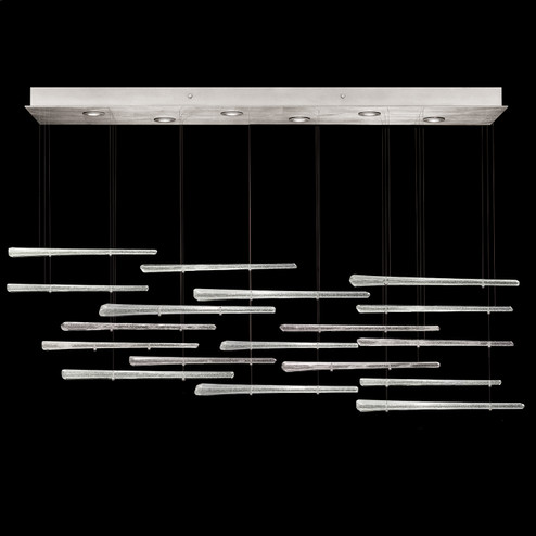 Elevate LED Pendant in Silver/Crystal Stardust Spires (48|895140131ST)