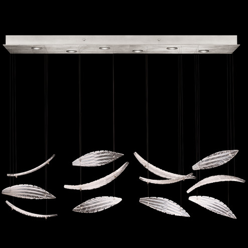 Elevate LED Pendant in Silver/White ''Plumes'' (48|895140121ST)
