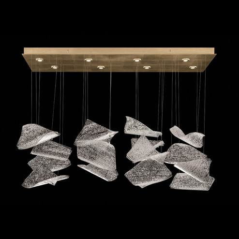 Elevate LED Pendant in Gold/Frozen Pages (48|894840262ST)