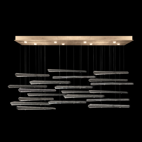 Elevate LED Pendant in Gold/Ebony Stardust Spires (48|894840242ST)