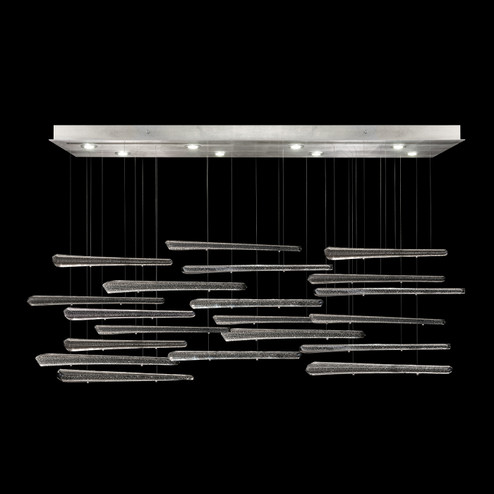 Elevate LED Pendant in Silver/Ebony Stardust Spires (48|894840142ST)