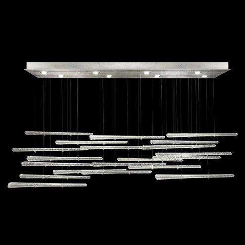 Elevate LED Pendant in Silver/Crystal Stardust Spires (48|894840132ST)