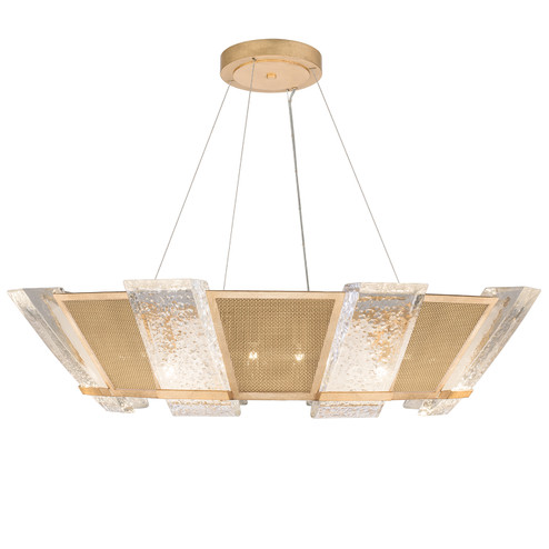 Crownstone 16 Light Pendant in Gold w/Metal Mesh Inserts (48|89064022ST)